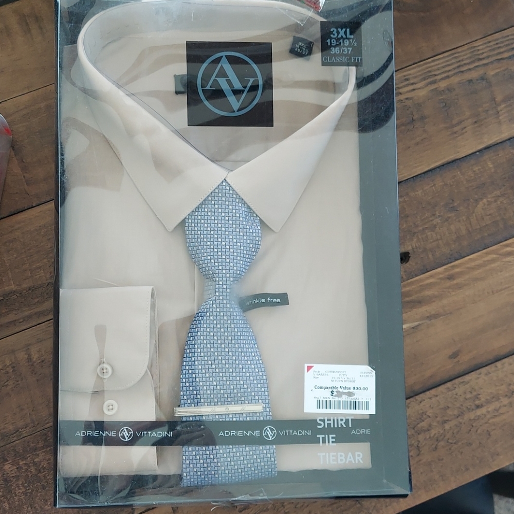 Men shirt with tie